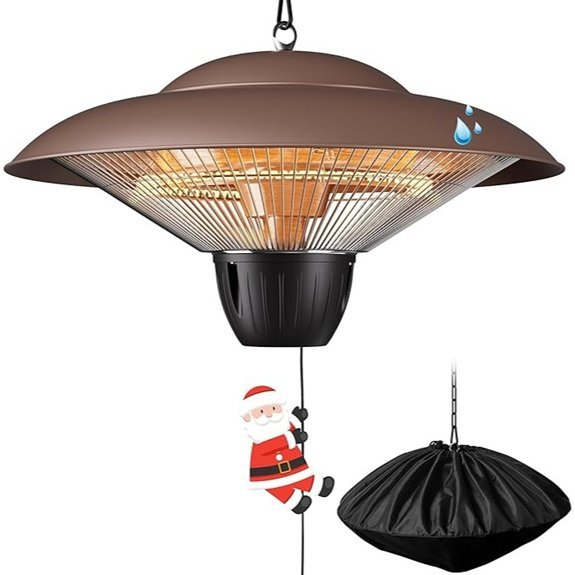 patio heater infrared 1500w