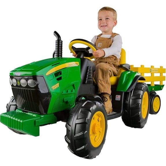 peg perego john deere tractor trailer