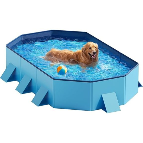 peteast foldable extra large pool