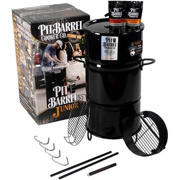 pit barrel junior charcoal smoker