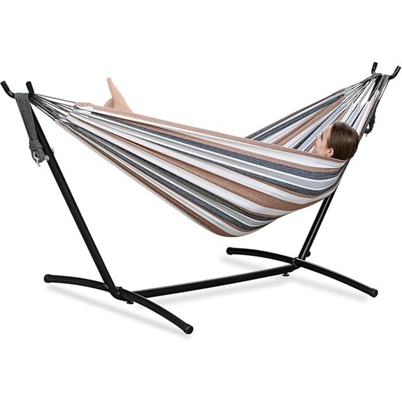 pnaeut double hammock with stand