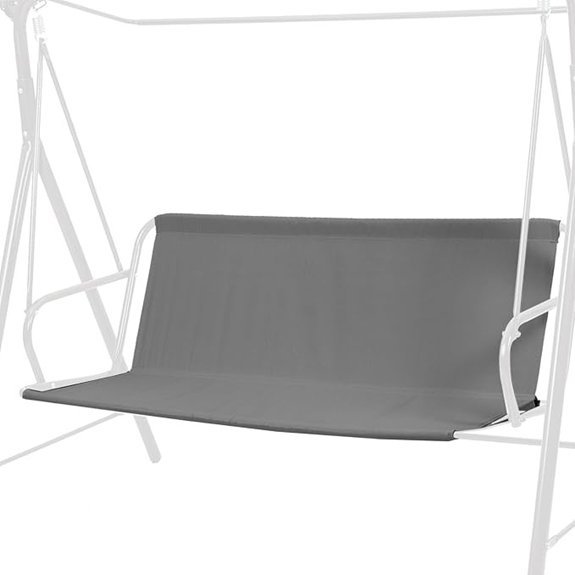 porch swing seat cover gray