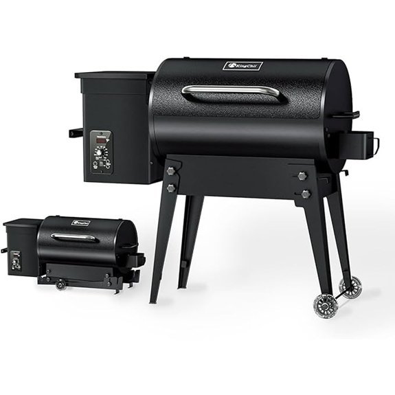 portable pellet grill smoker 456 sq in