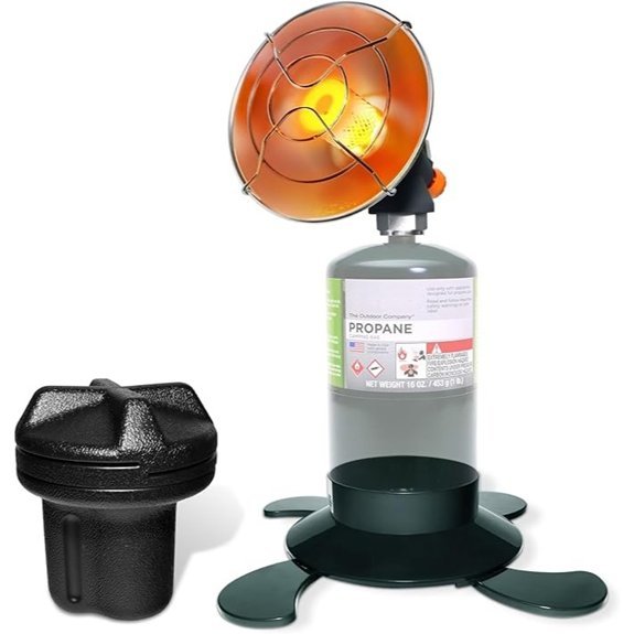 portable propane camping heater 8500 btu