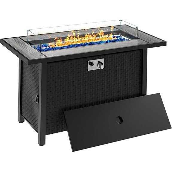 propane fire pit table