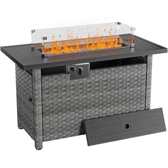 propane fire pit table