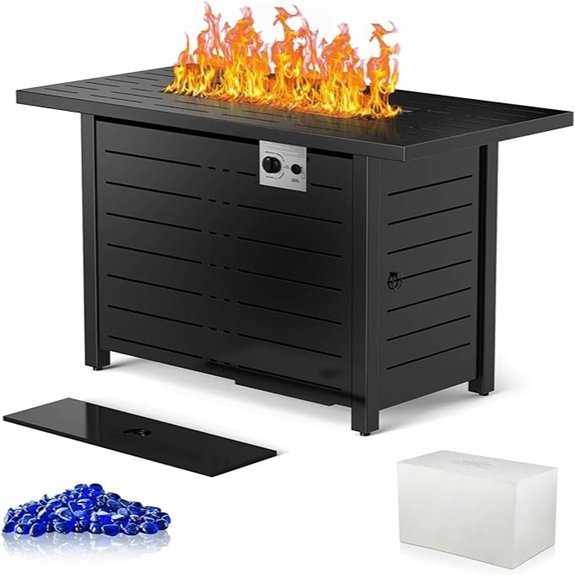 propane gas fire pit table