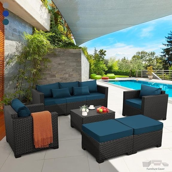 rattaner 6 piece patio set