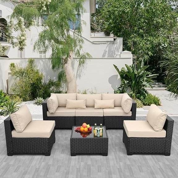rattaner 6 piece patio set