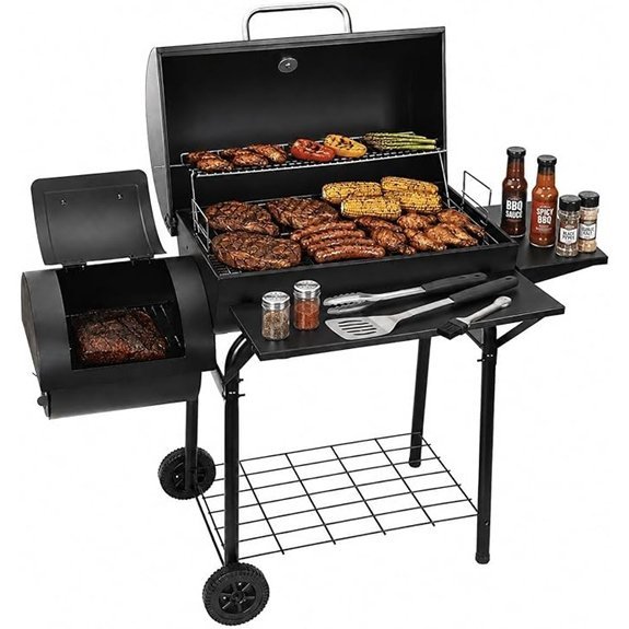 realcook charcoal grill combo