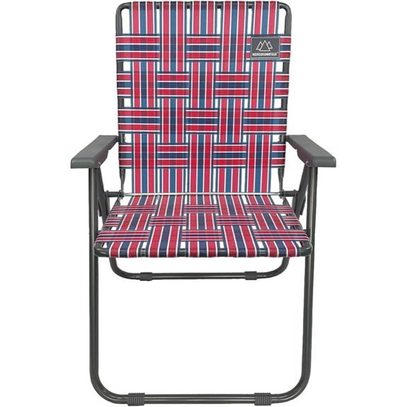 retro webbed camping chair
