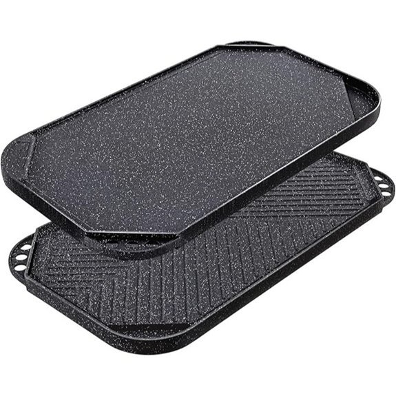 reversible nonstick grill pan