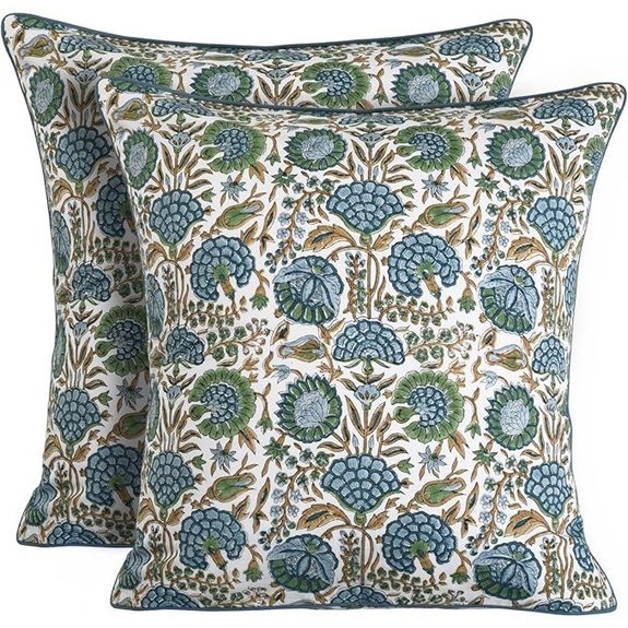 ridhi block print pillowcases