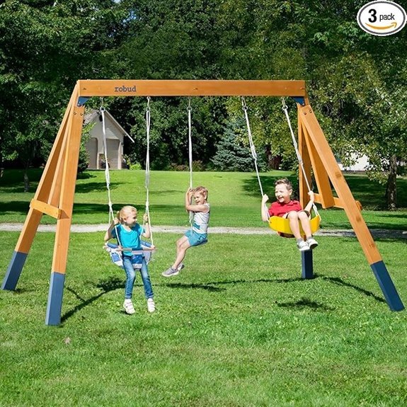 robud 3 in 1 swing set