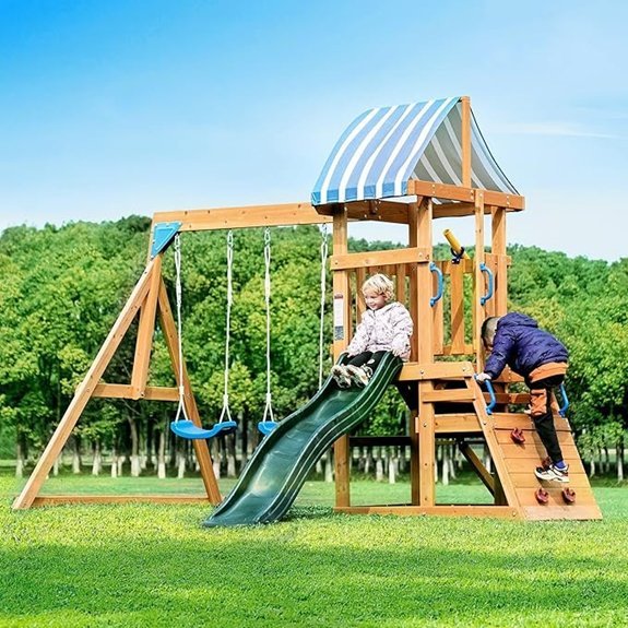 robud wooden swing set