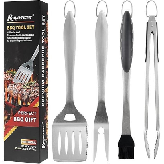 romanticist 4 piece grill set