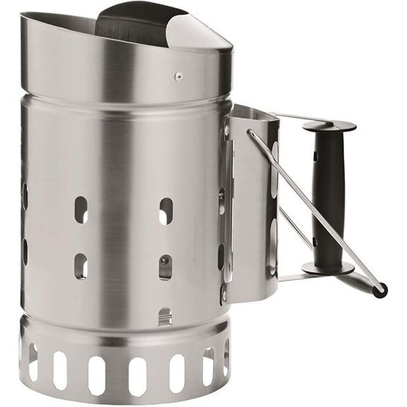 rosle charcoal chimney starter features