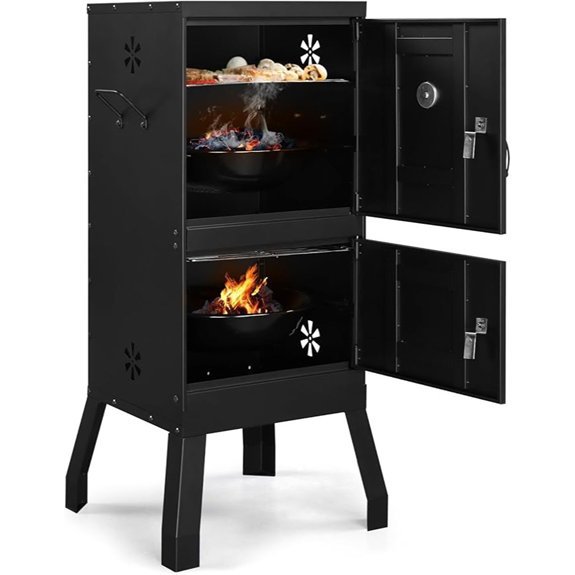 rovsun outdoor smoker grill