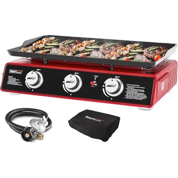 royal gourmet 3 burner griddle pd1301r
