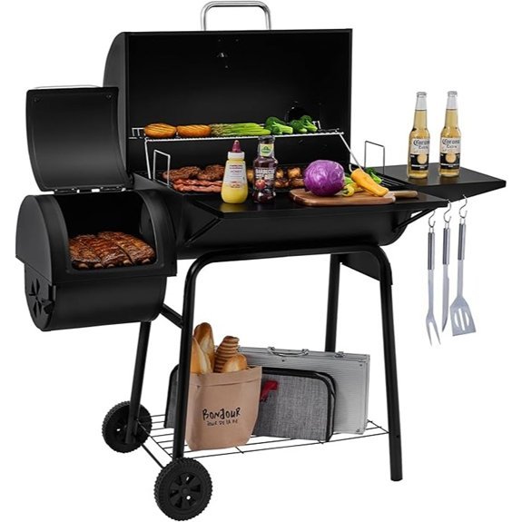 royal gourmet charcoal grill smoker