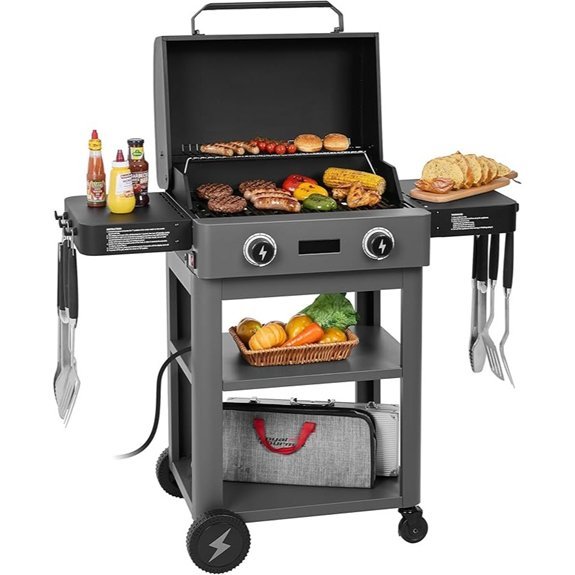 royal gourmet dl2001 dual zone grill