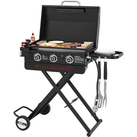 royal gourmet pd3001 gas griddle