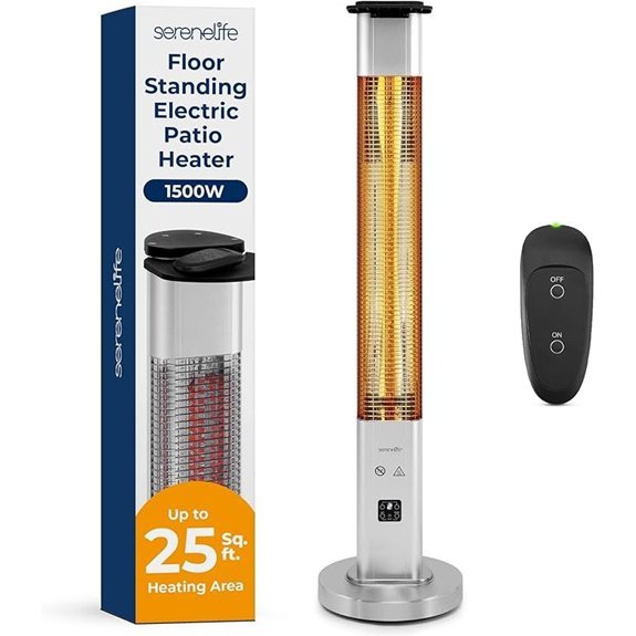 serenelife 1500w patio heater
