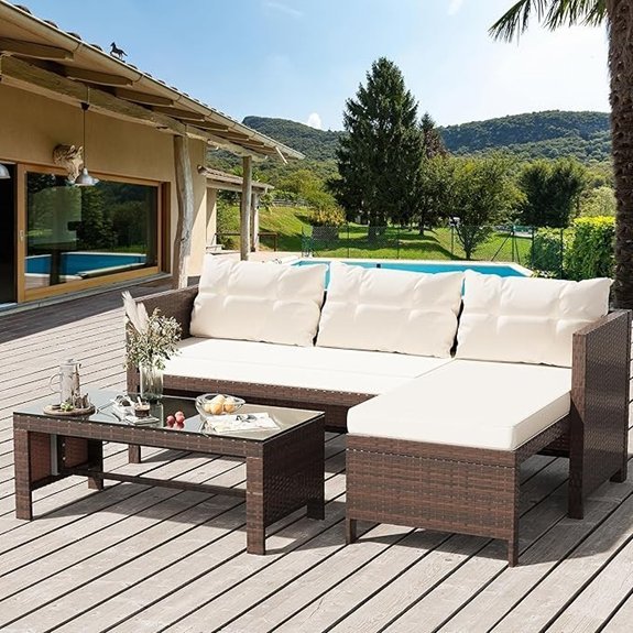 shintenchi wicker patio set