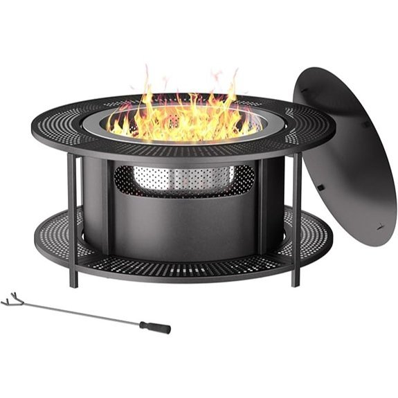 smokeless fire pit tabletop