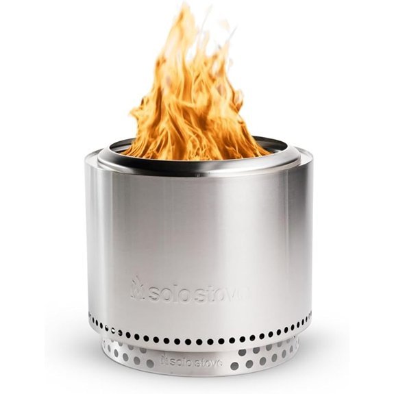 solo stove bonfire smokeless firepit with stand