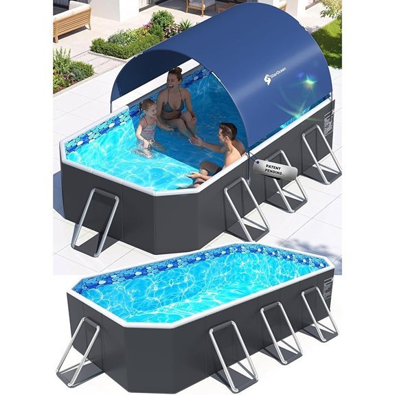 star ocean foldable pool with canopy