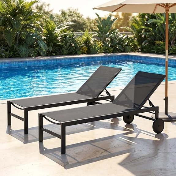 sunlei patio lounge chair set