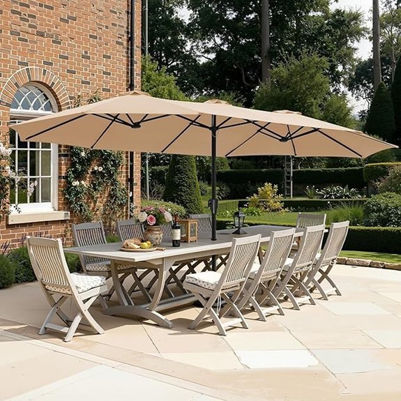 superjare 15ft patio umbrella