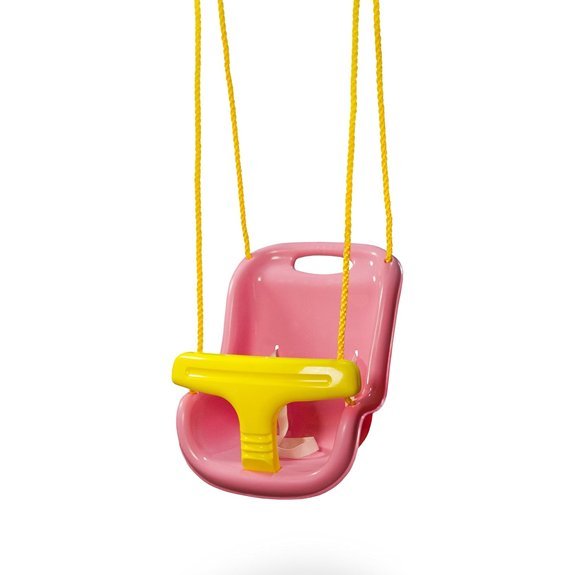 swing n slide pink yellow infant swing