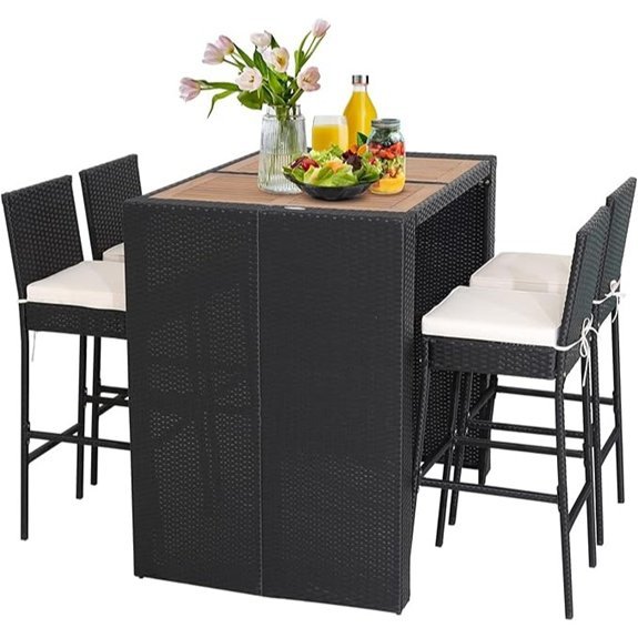 tangkula 5 piece patio set
