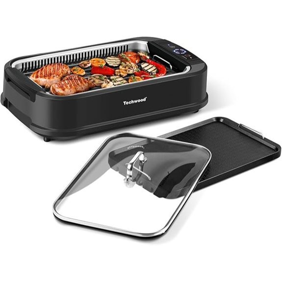 techwood smokeless grill 1500w