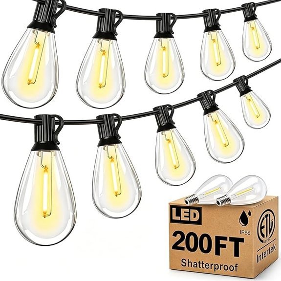 tenmiro outdoor led string lights