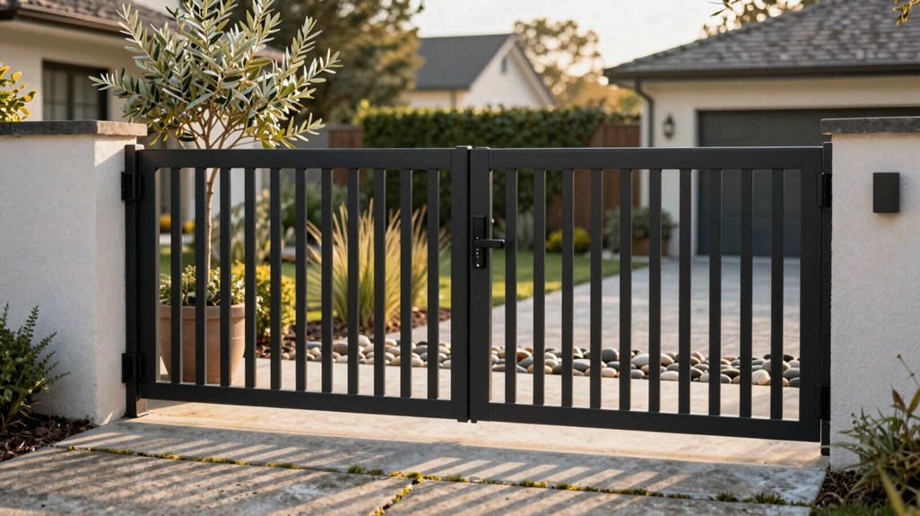 top side gates for security