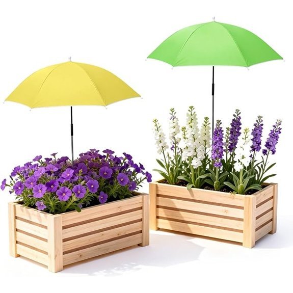 tryly plant umbrellas for shade