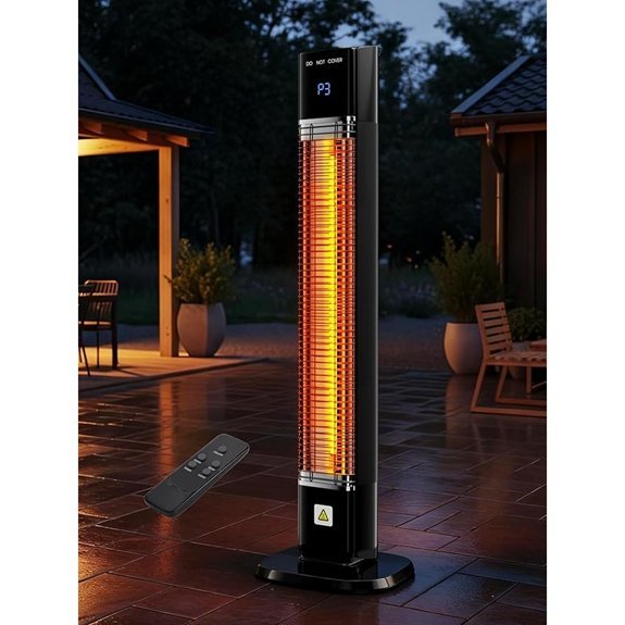 uthfy 1500w outdoor heater