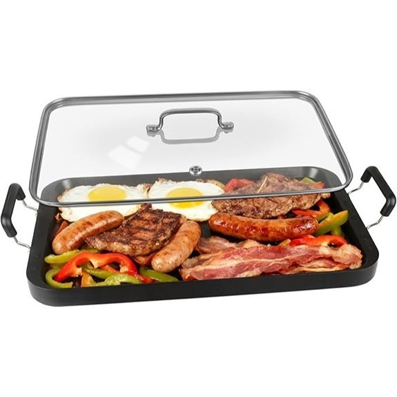 vayepro 2 burner griddle pan