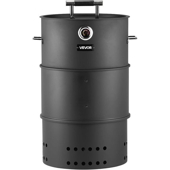 vevor 18 5 barrel charcoal smoker