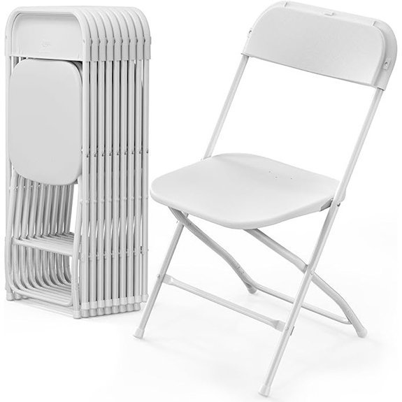 vingli white folding chairs