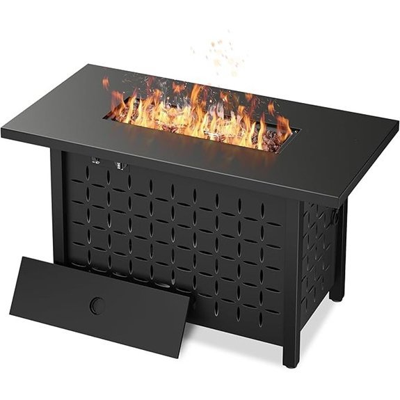 vongrasig 43 propane firepit table