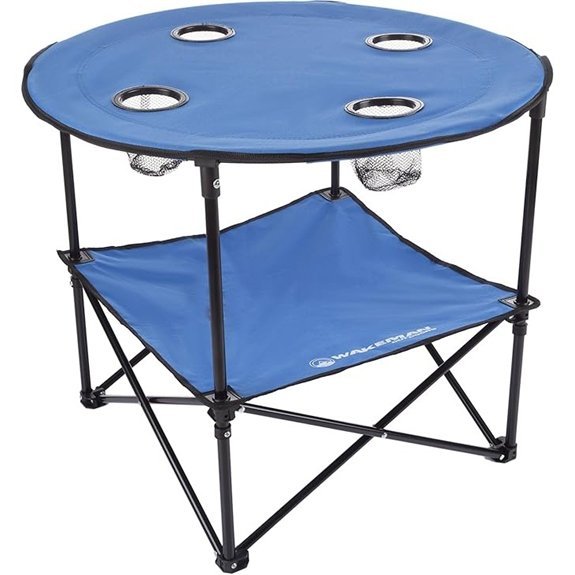 wakeman folding camp table