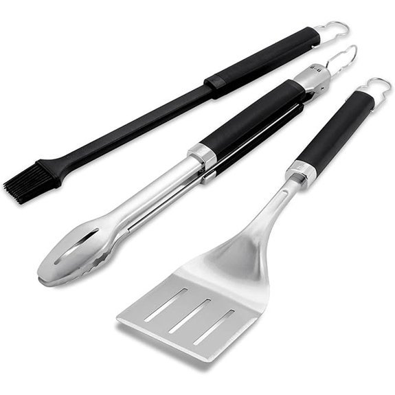 weber 3 piece grilling toolset