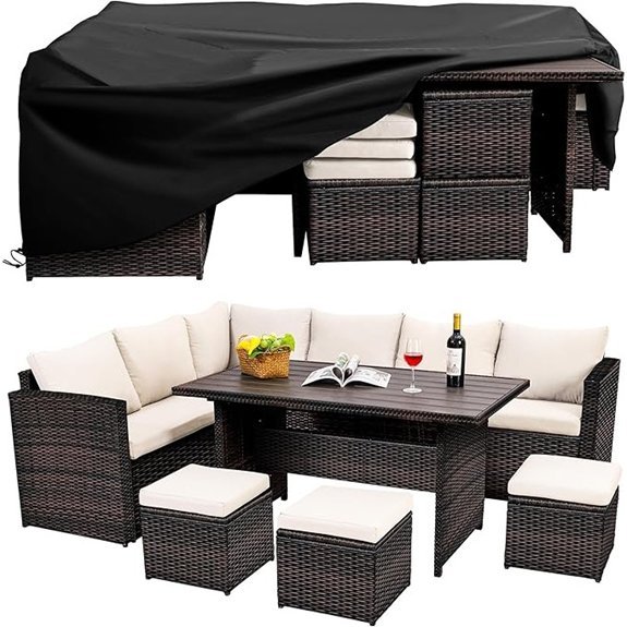 wicker patio furniture set