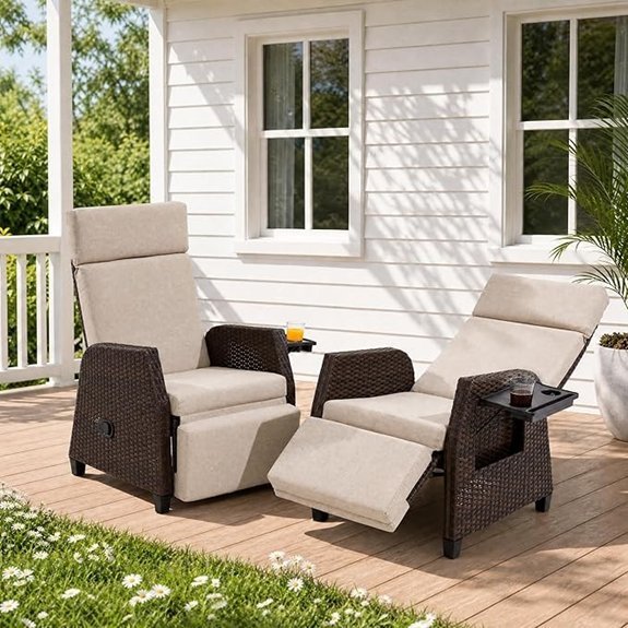 wicker reclining outdoor chairs 2