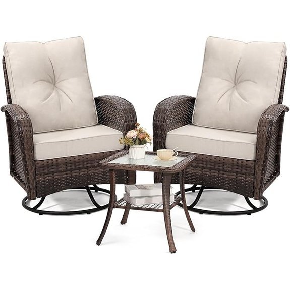 wildformers swivel wicker chairs