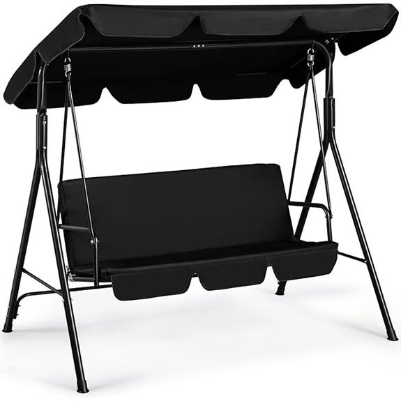 yaheetech 3 seat swing chair